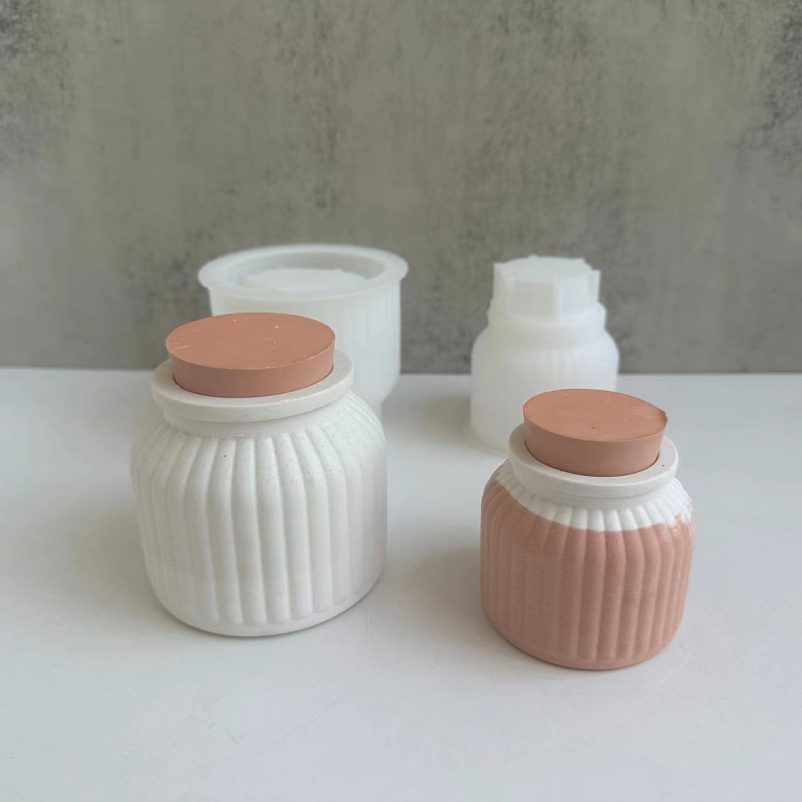 Silicone Epoxy Resin Molds Set - แม่พิมพ์ซิลิโคนสำหรับงานประดิษฐ์ DIY แบบขวด ถอดง่าย ใช้หล่อเรซิน อีพ็อกซี่