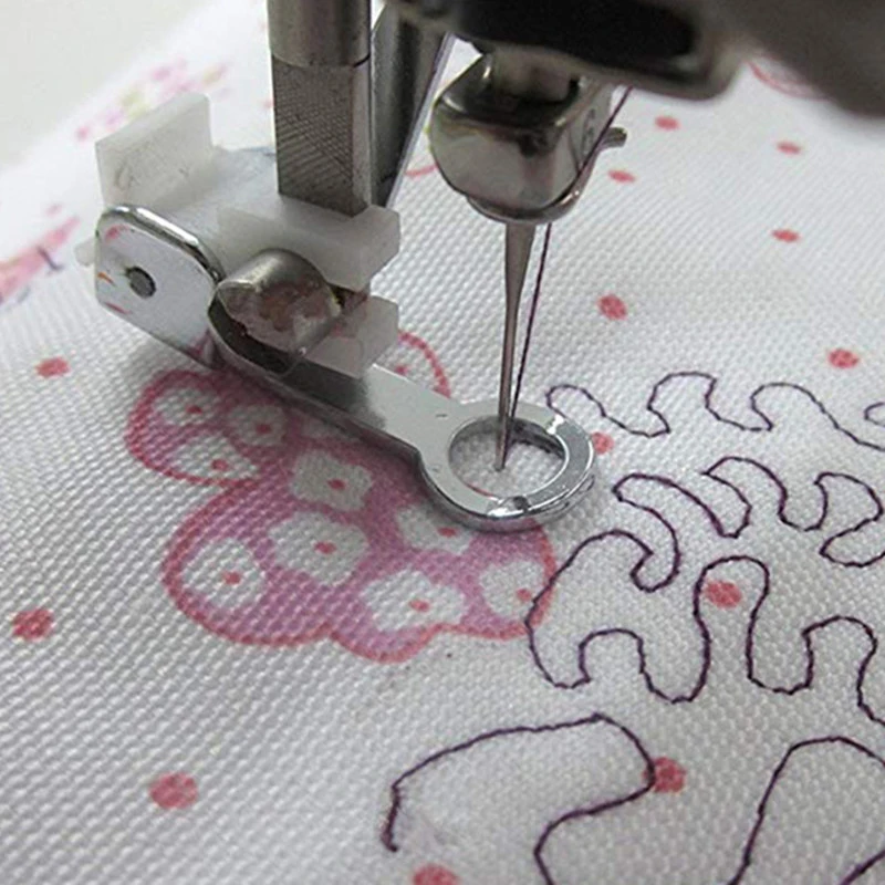 Mini Electric Sewing Machine Handheld - ตีนผีจักรเย็บผ้าแบบ DARNING FREE MOTION FOOT 701