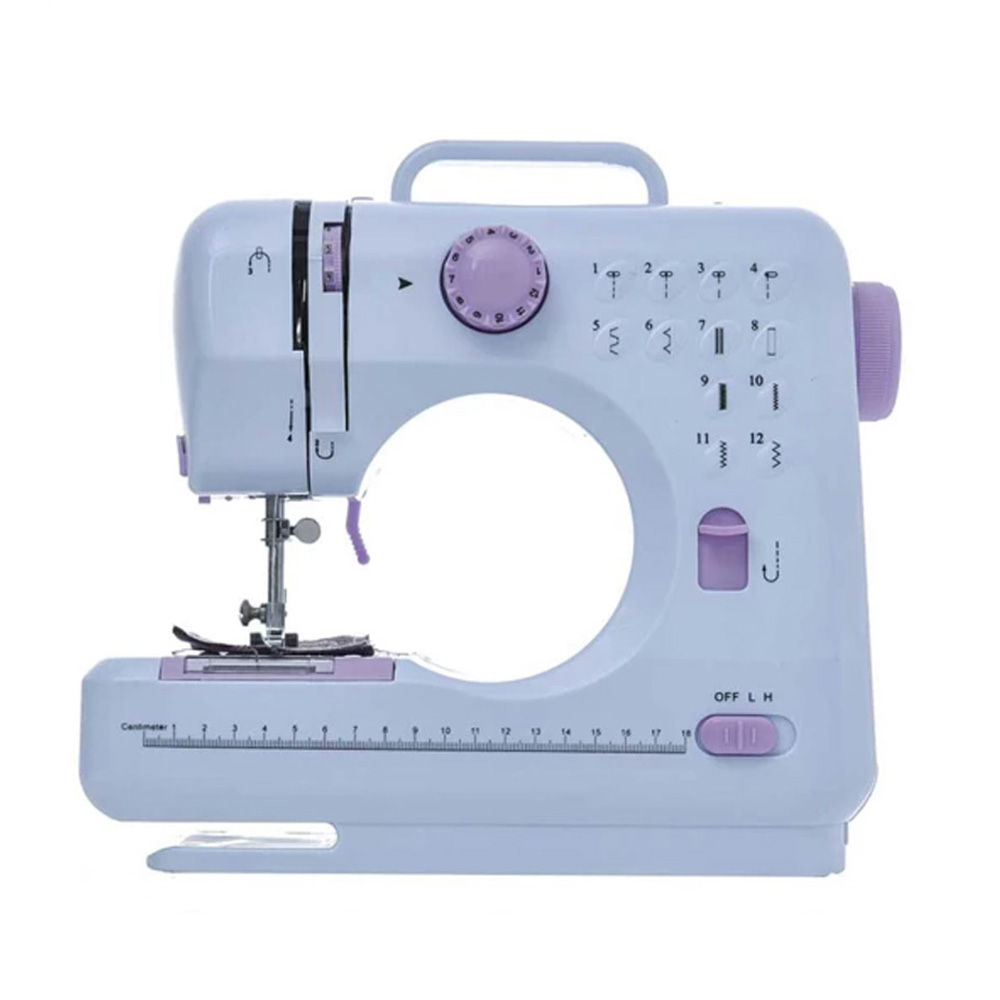 Mini Electric Sewing Machine Handheld - INNE จักรเย็บผ้าแบบพกพามินิไฟฟ้าในครัวเรือน Crafting Mending Overlock 12