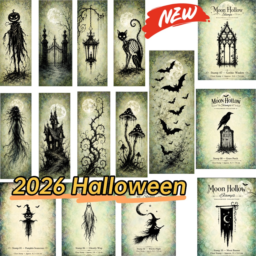 Clear Silicone Stamps For Card Making - แม่พิมพ์ตัดโลหะลายแคปซูลคอลเลคชั่น สำหรับตกแต่งสมุดภาพ ไดอารี่ สติกเกอร์ งานปั๊มนูน ทำเอง