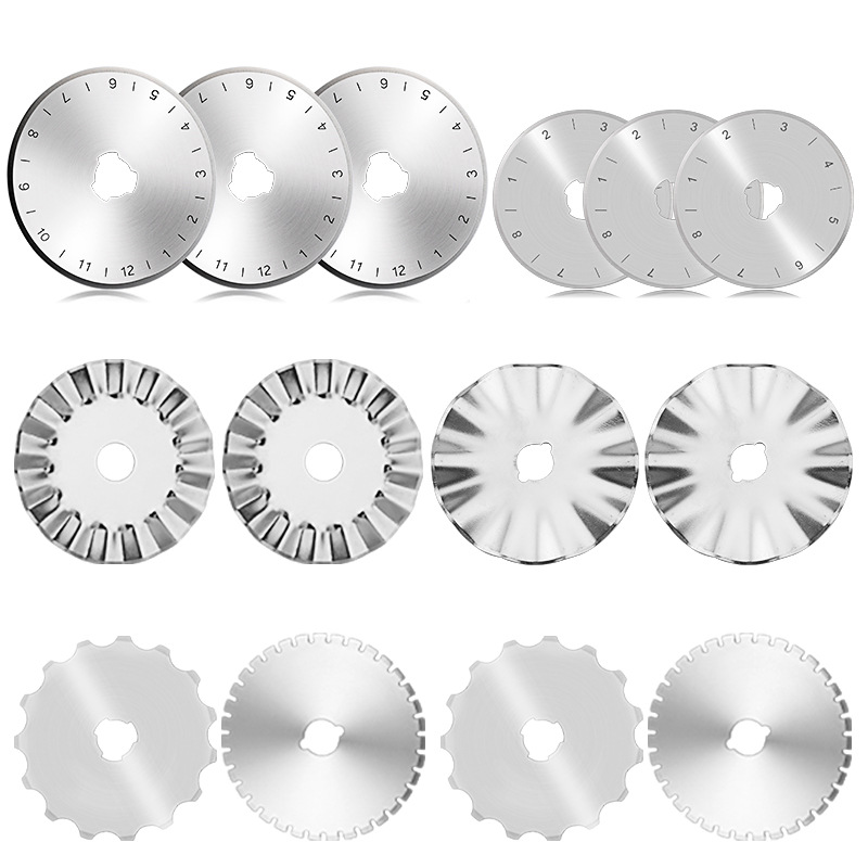 Rotary Cutter For Fabric 45Mm - ใบมีดตัดแบบหมุนขนาด 28/45 มม. 1 ชิ้น ใบมีดสำหรับงานควิลท์