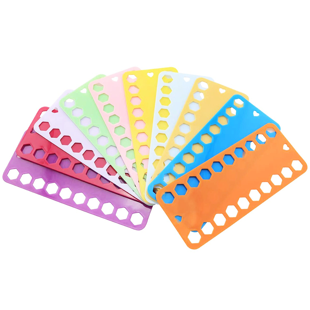 Cotton Embroidery Thread Skeins - 10 ชิ้น Cross Stitch String Hole
