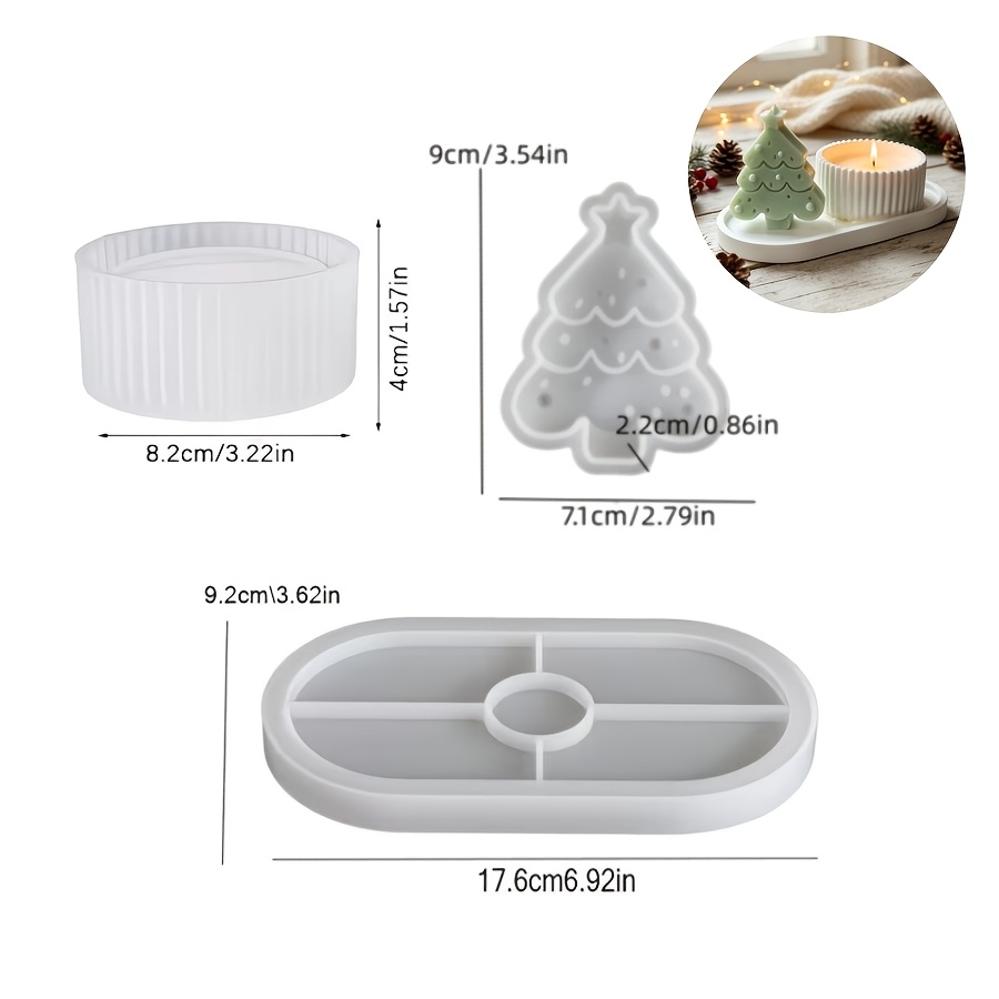 ชุดแม่พิมพ์ซิลิโคนเรซิน 3 ชิ้น - Silicone Epoxy Resin Molds Set บทวิจารณ์และราคา