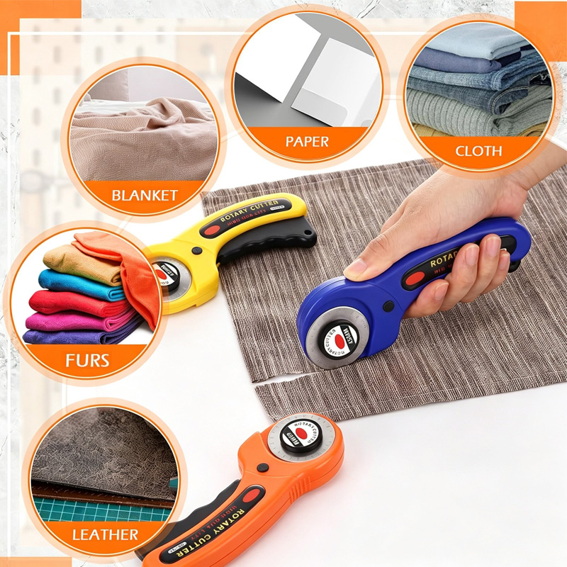 เครื่องตัดผ้าแบบหมุน ใบมีดขนาด - Rotary Cutter For Fabric 45Mm บทวิจารณ์และราคา