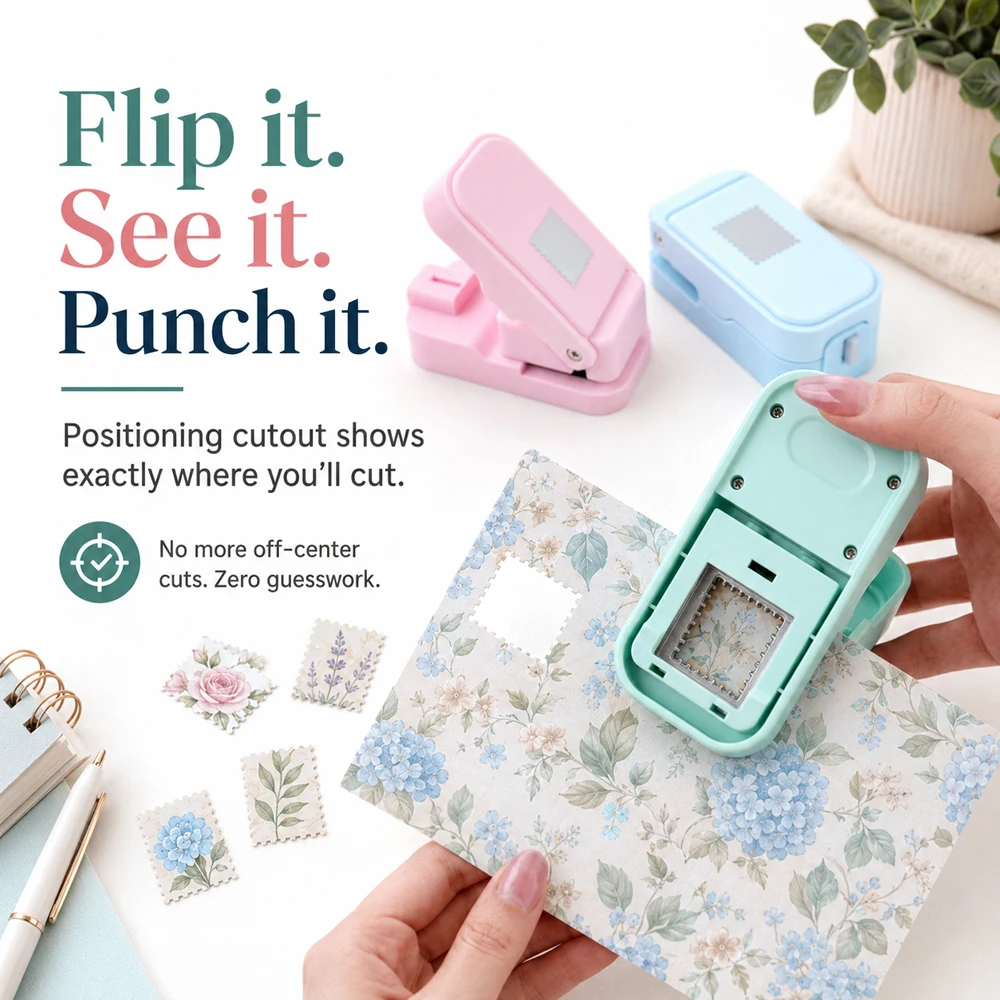 เครื่องเจาะกระดาษลายแสตมป์ สำห - Scrapbooking บทวิจารณ์และราคา