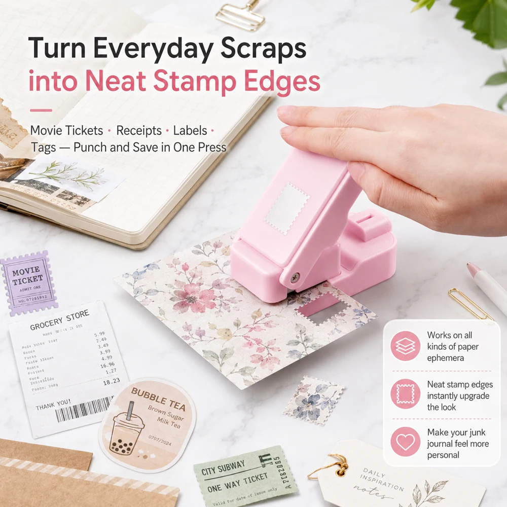 เครื่องเจาะกระดาษลายแสตมป์ สำห - Scrapbooking บทวิจารณ์และราคา