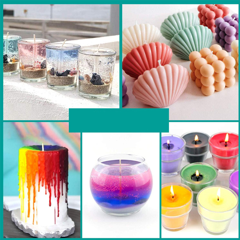 1 ชุดเรซิ่นPigment Kit Artหมึก - Silicone Epoxy Resin Molds Set บทวิจารณ์และราคา