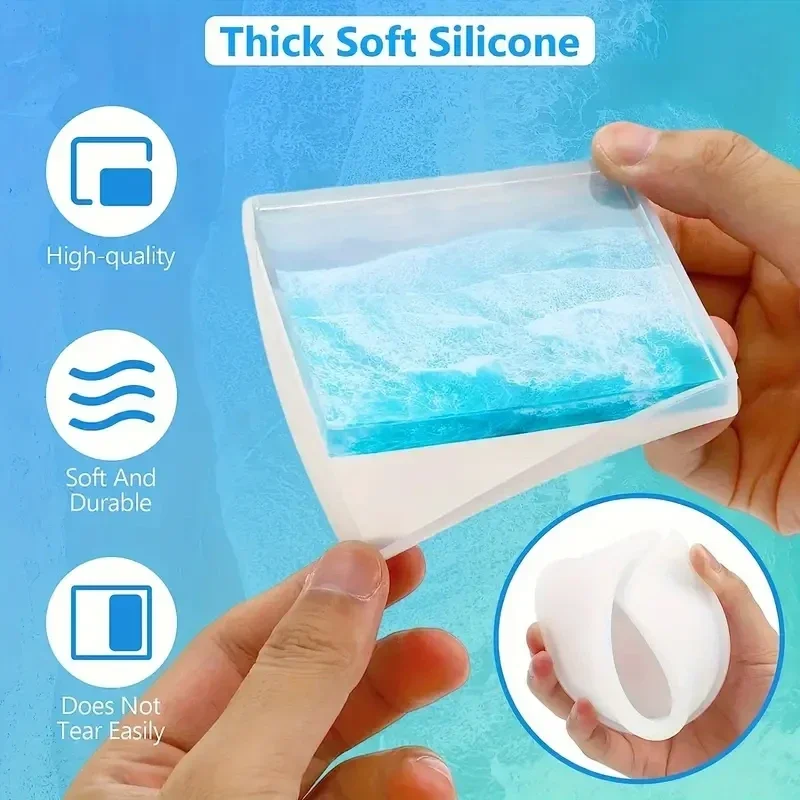 แม่พิมพ์ซิลิโคนสำหรับทำที่รองแ - Silicone Epoxy Resin Molds Set บทวิจารณ์และราคา
