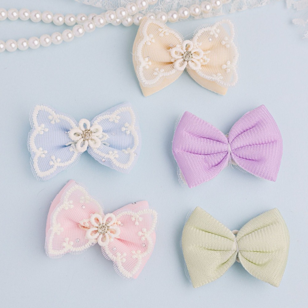 10 ชิ้น ผ้าตาข่ายลูกไม้รูปโบว์ - Sewing บทวิจารณ์และราคา