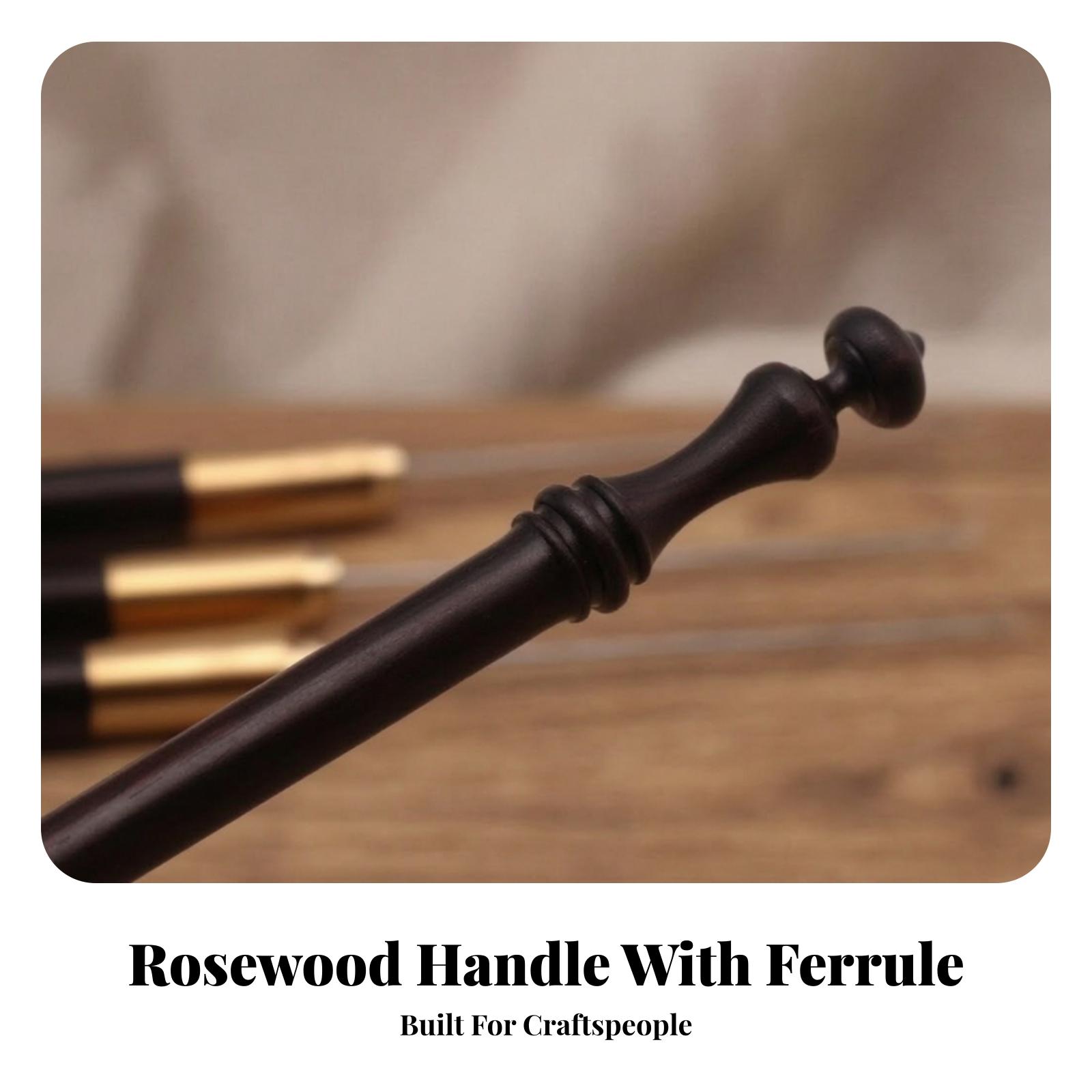 เข็มปักลายไม้ด้ามจับตามหลักสรี - Wooden Crochet Hooks Ergonomic Handle บทวิจารณ์และราคา