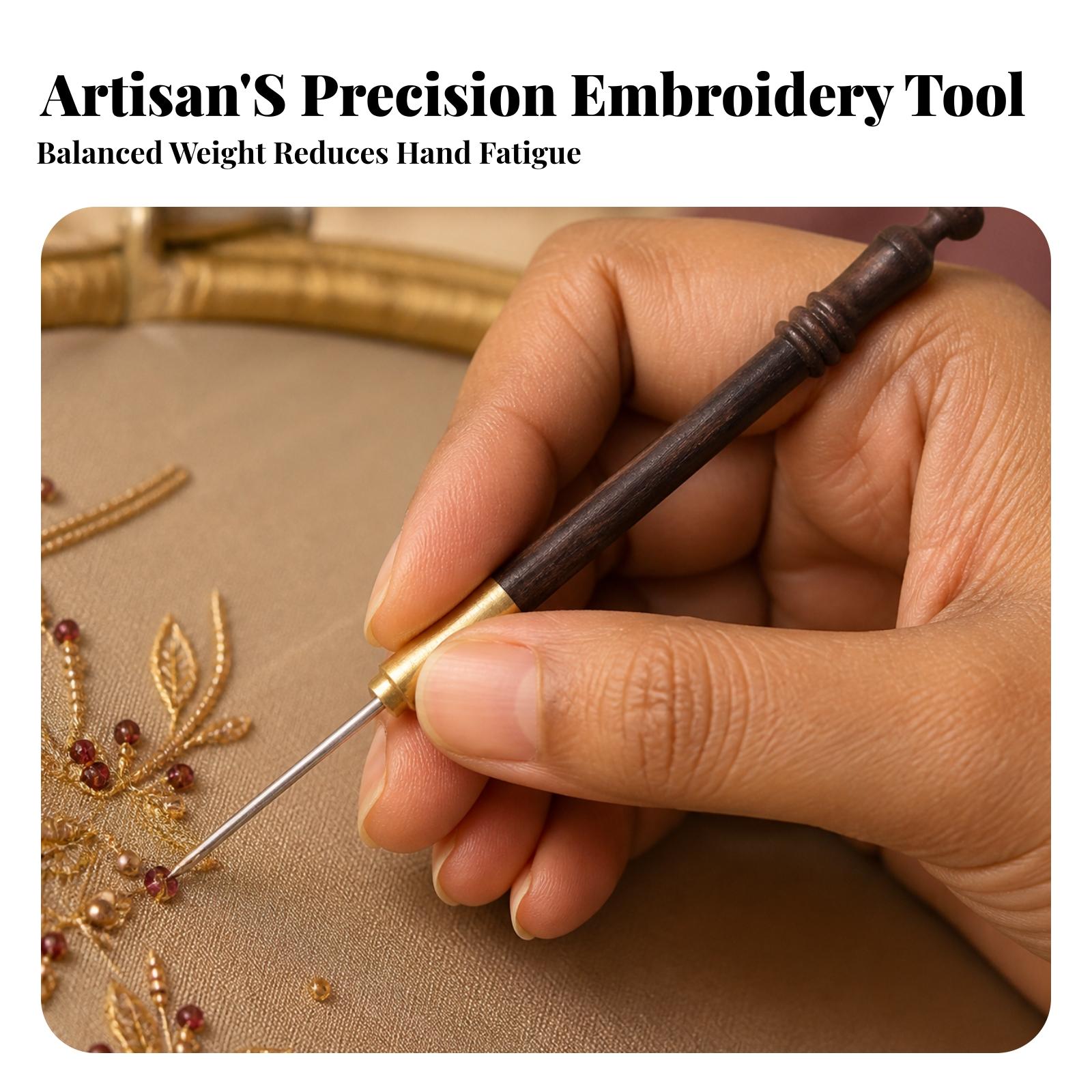 เข็มปักลายไม้ด้ามจับตามหลักสรี - Wooden Crochet Hooks Ergonomic Handle บทวิจารณ์และราคา