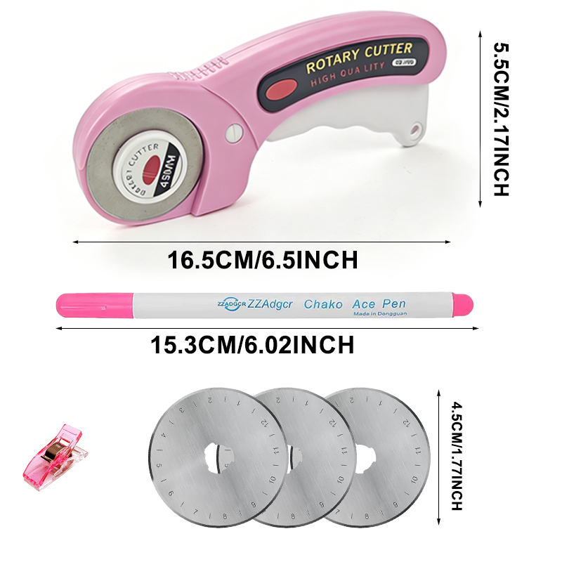 เครื่องตัดผ้าแบบหมุนขนาด 45 มม - Rotary Cutter For Fabric 45Mm บทวิจารณ์และราคา