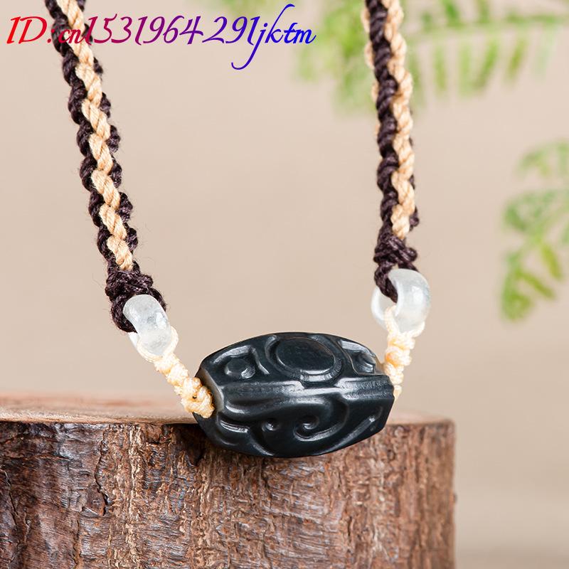 หยกเหอเถียน จี้แกะสลัก สร้อยคอ - Beading บทวิจารณ์และราคา