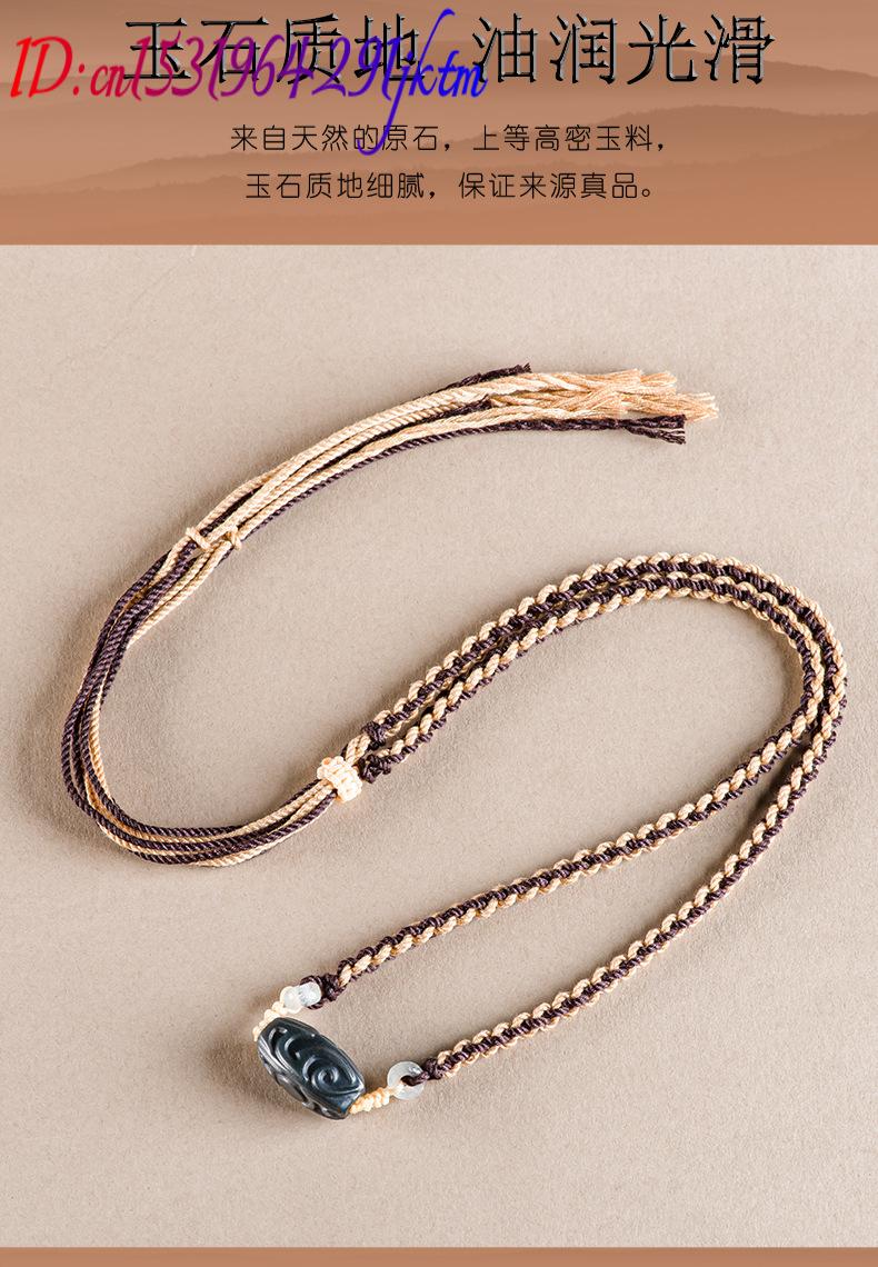 หยกเหอเถียน จี้แกะสลัก สร้อยคอ - Beading บทวิจารณ์และราคา