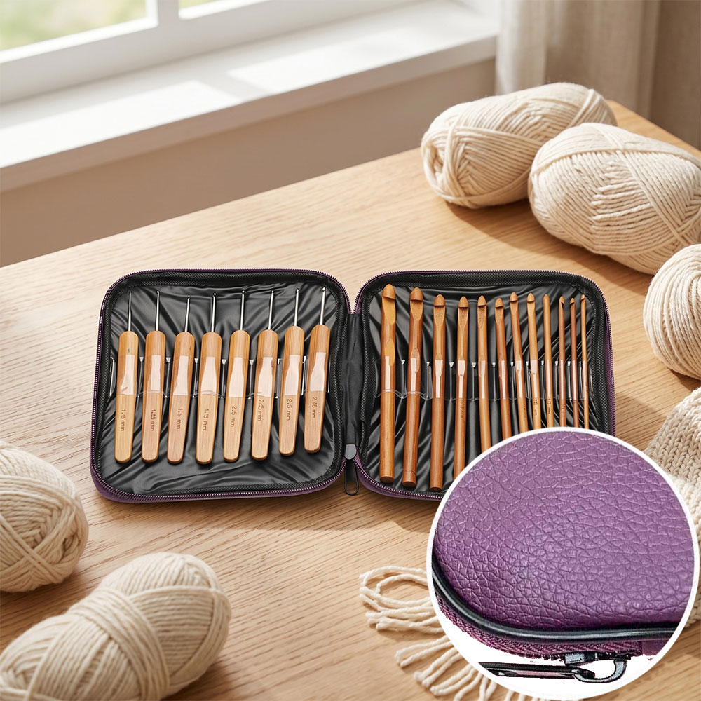 ชุดเข็มโครเชต์ไม้ไผ่ 74 ชิ้น พ - Craft Tools บทวิจารณ์และราคา