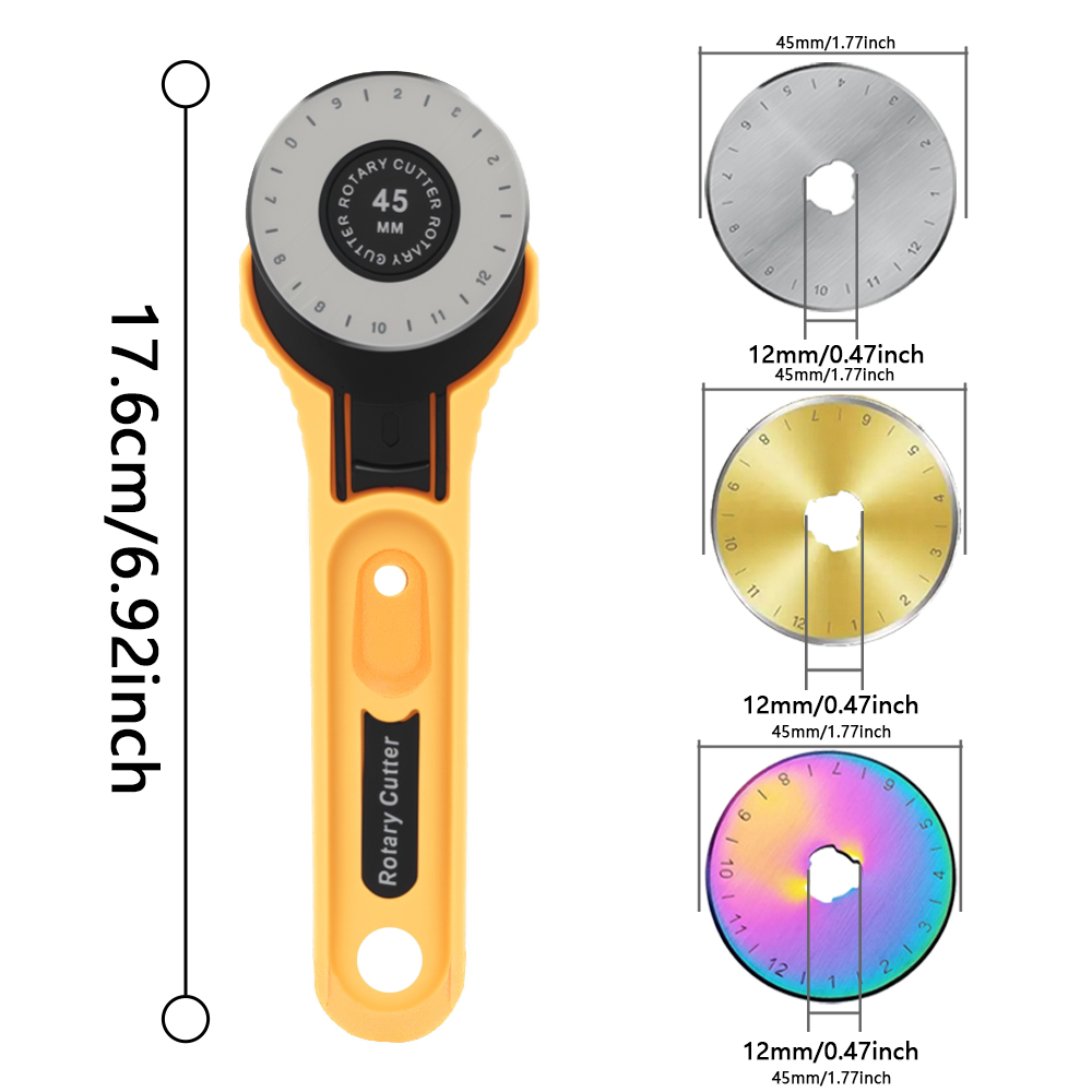 เครื่องตัดผ้าแบบหมุน 45 มม. เค - Rotary Cutter For Fabric 45Mm บทวิจารณ์และราคา