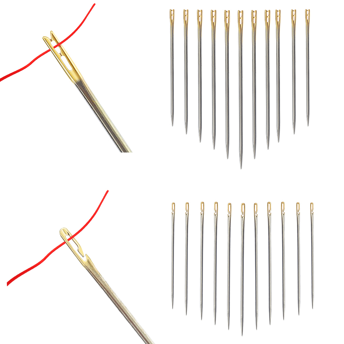 Blind หลายขนาดสแตนเลสด้วยตนเอง - Cotton Embroidery Thread Skeins บทวิจารณ์และราคา
