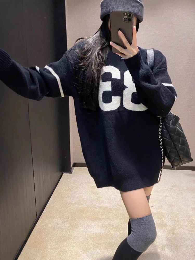 เสื้อสเวตเตอร์ถักสไตล์วินเทจ Y - Embroidery บทวิจารณ์และราคา