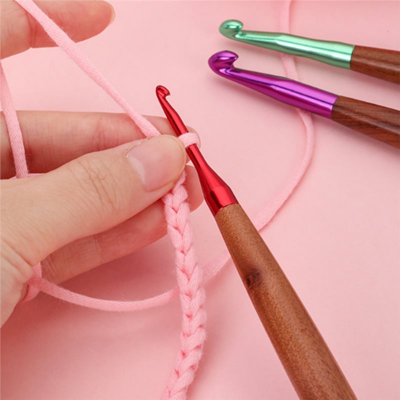 A59Z-ด้ามจับไม้ตามหลักสรีรศาสต - Wooden Crochet Hooks Ergonomic Handle บทวิจารณ์และราคา