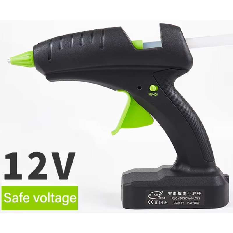 ปืนกาวร้อนไร้สาย 60W 12V แบบชา - Hot Melt Glue Gun Cordless บทวิจารณ์และราคา