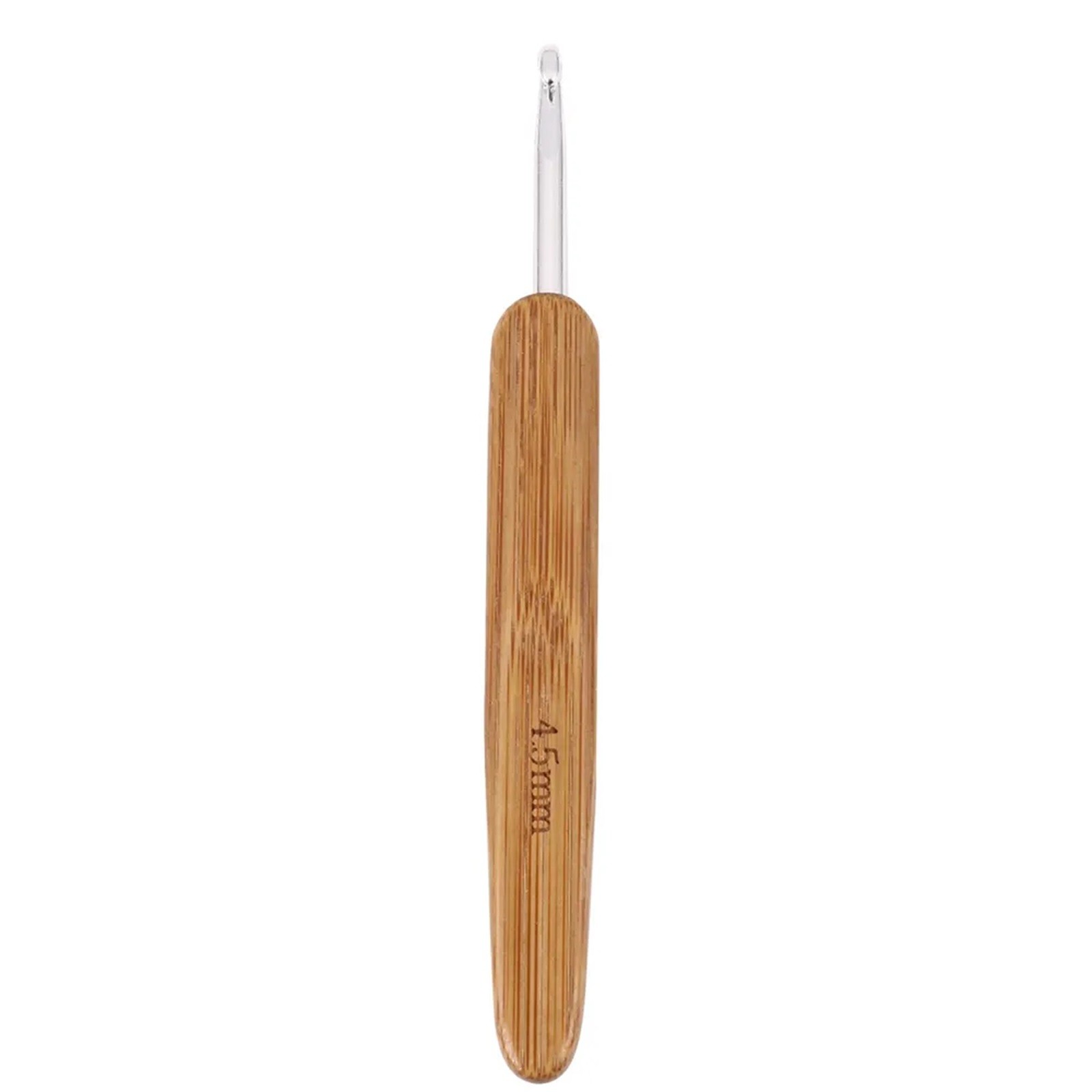 ชุดตะขอถักไม้ไผ่ทำมือ - ด้ามยา - Wooden Crochet Hooks Ergonomic Handle บทวิจารณ์และราคา