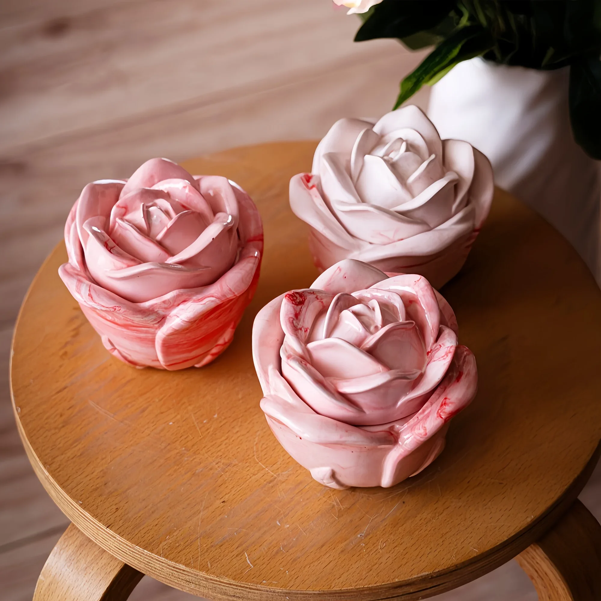ชุดแม่พิมพ์ซิลิโคนรูปดอกกุหลาบ - Silicone Epoxy Resin Molds Set บทวิจารณ์และราคา