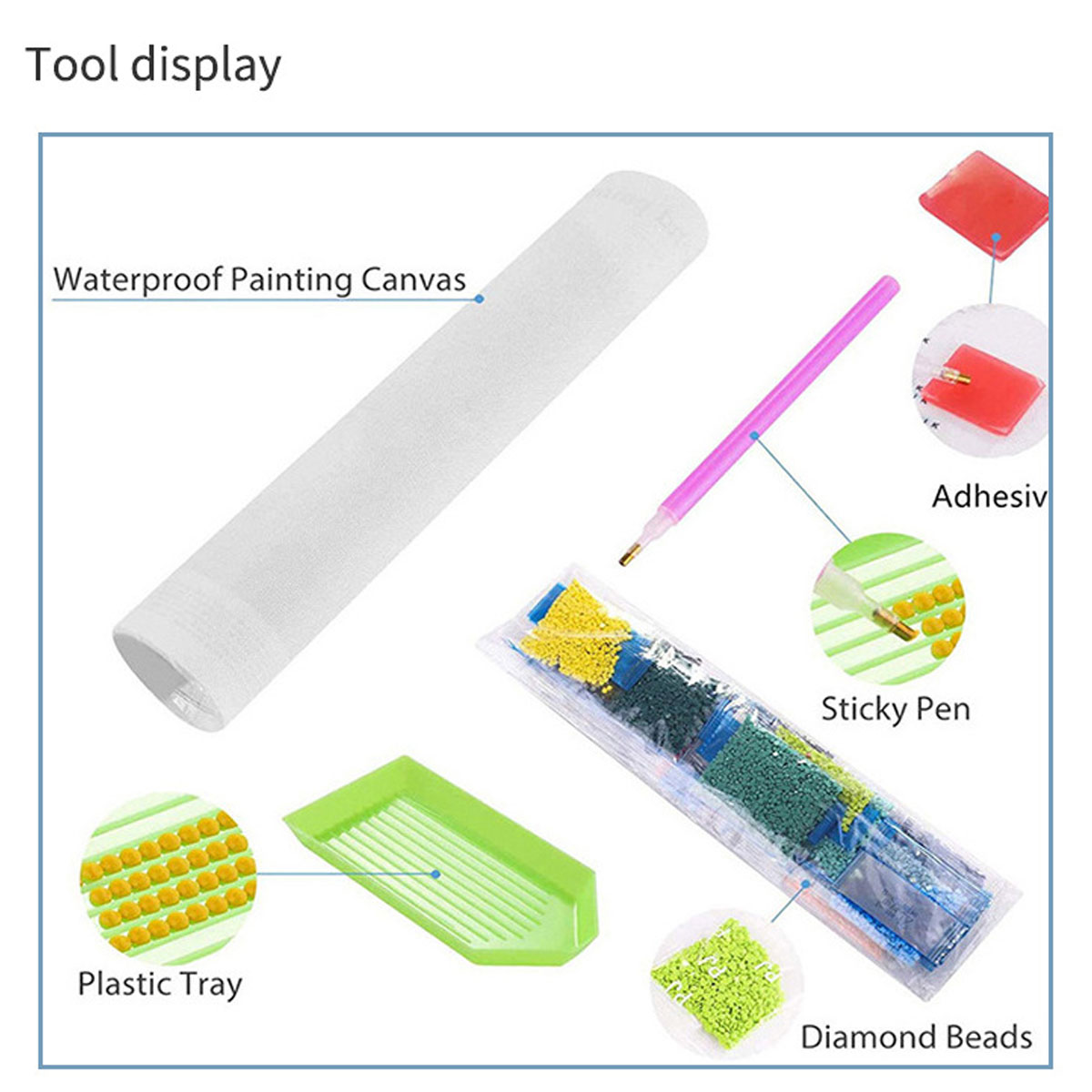 ชุดอุปกรณ์วาดภาพเพชรด้วยภาพถ่า - 5D Diamond Painting Kit Full Drill บทวิจารณ์และราคา