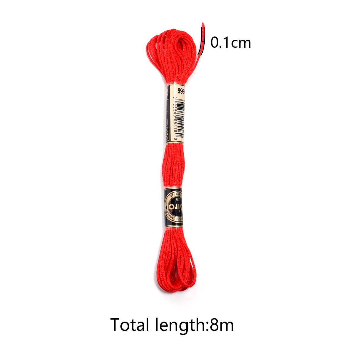 ด้ายปักผ้าโพลีเอสเตอร์หลากสี 6 - Cotton Embroidery Thread Skeins บทวิจารณ์และราคา