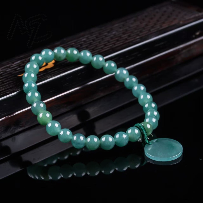 หยกธรรมชาติสีน้ำเงิน ลูกปัดไม่ - Beading บทวิจารณ์และราคา