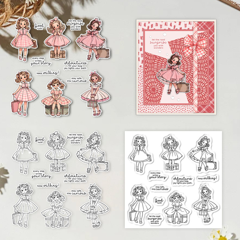 ซันคราฟท์ แสตมป์ซิลิโคนลายเด็ก - Clear Silicone Stamps For Card Making บทวิจารณ์และราคา