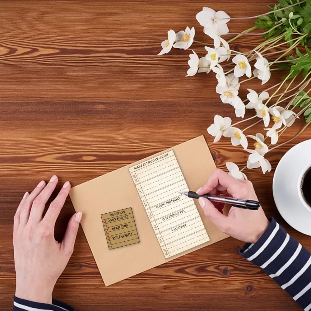 Weekly Plan ล้างแสตมป์ปฏิทินตา - Clear Silicone Stamps For Card Making บทวิจารณ์และราคา