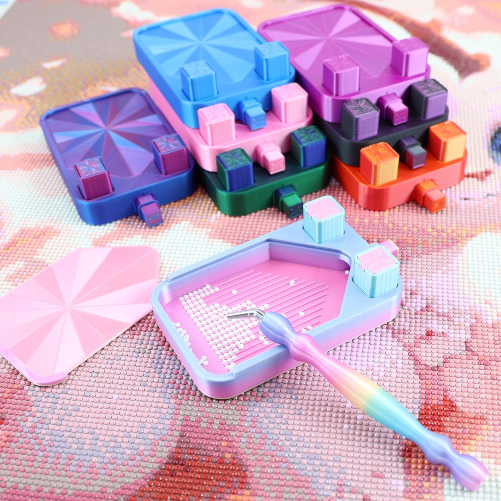 ถาดใส่เพชรหลากสีพร้อมถังขยะ 2  - Painting Supplies บทวิจารณ์และราคา