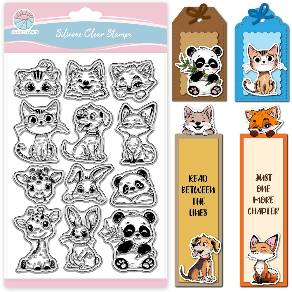 แมวสุนัขกระต่ายล้างแสตมป์สําหร - Clear Silicone Stamps For Card Making บทวิจารณ์และราคา